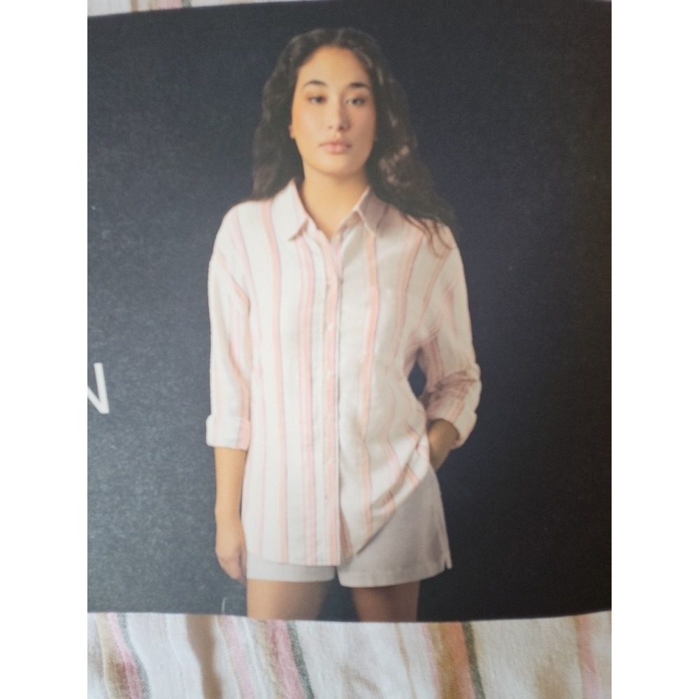 Gap linen button shirt‎ xs women